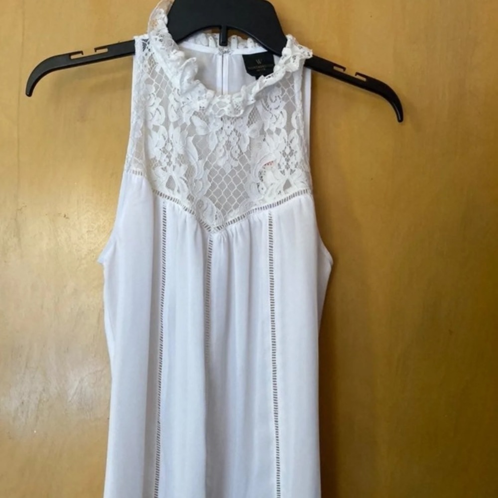 White Flowy Blouse